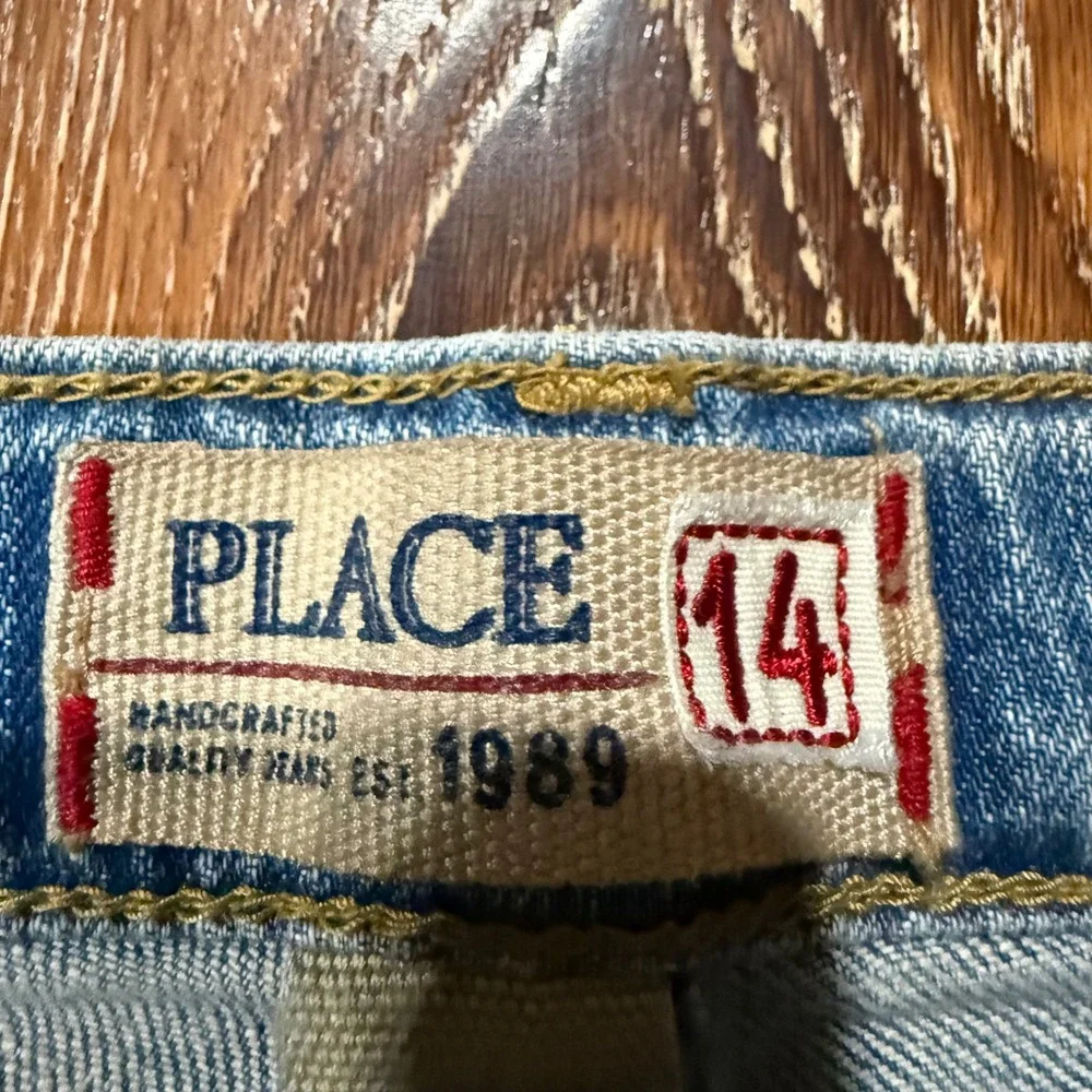 The Childrens Place Girls Size 14 Bootcut Stretch Jeans Medium Wash Denim Flare